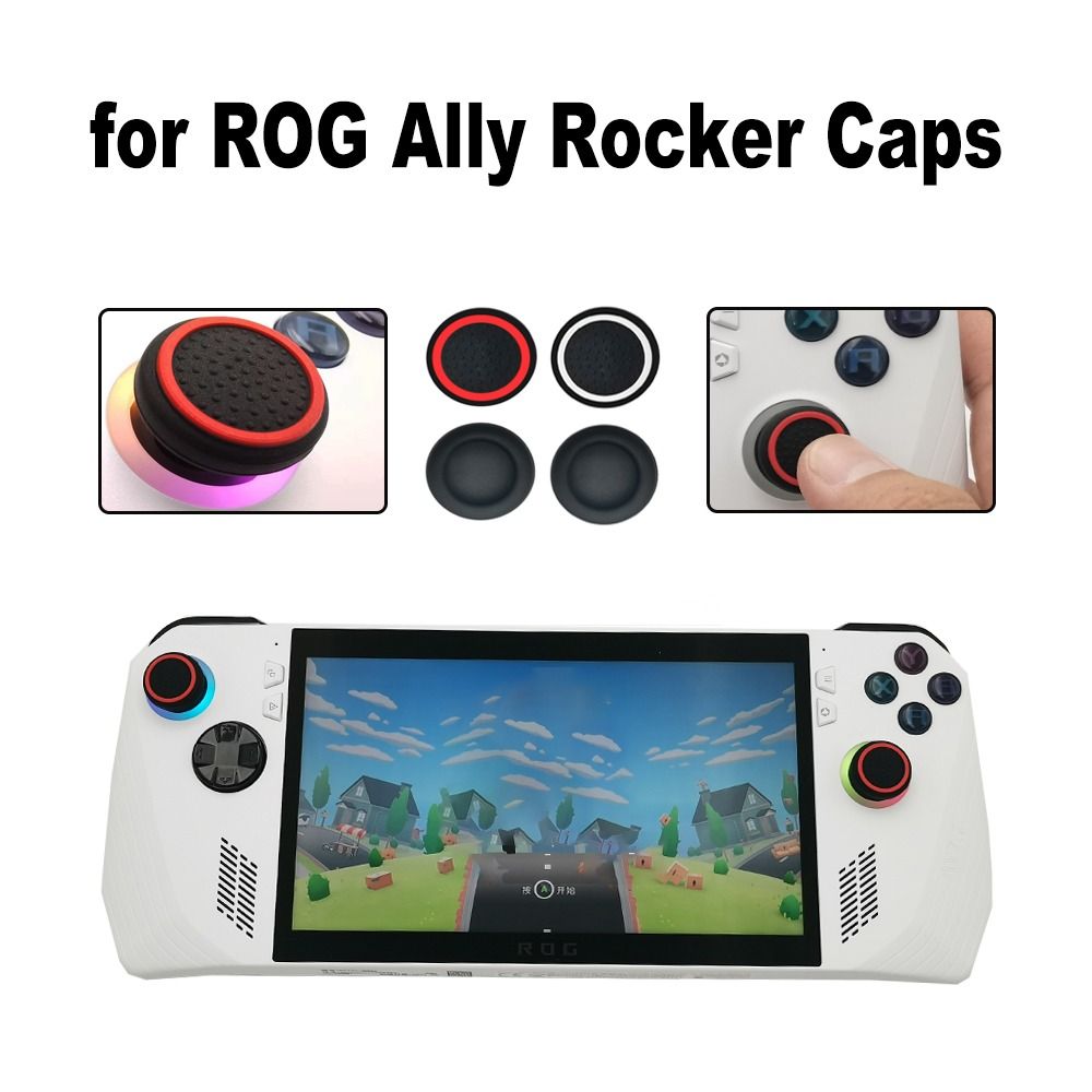 Keyboard Cover Silicone - 4/8 adet Rocker kapaklar silikon Joystick