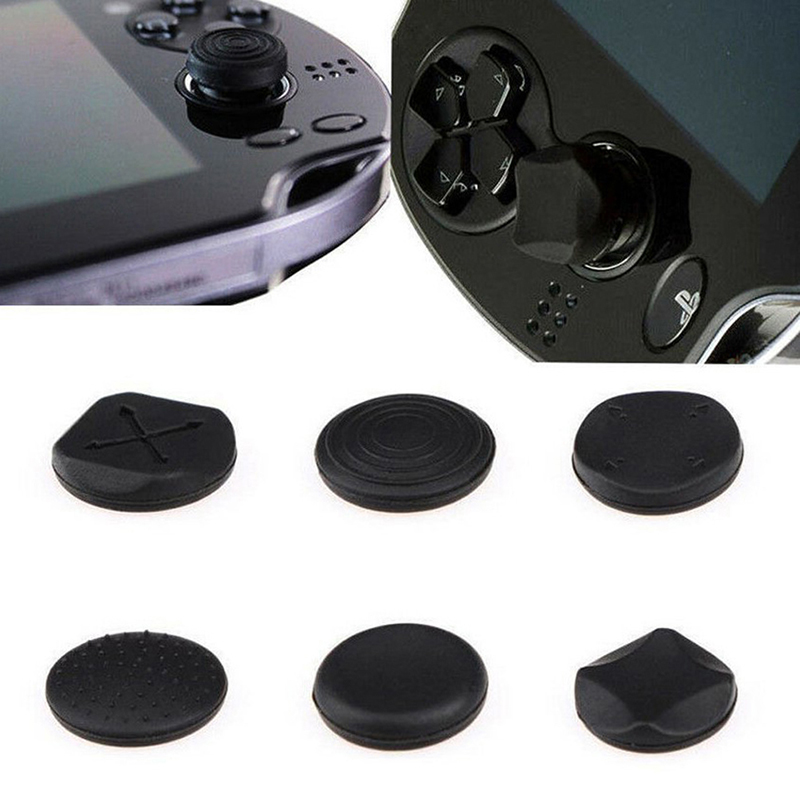 Keyboard Cover Silicone - 6 adet/takım silikon başparmak çubuğu kapakları