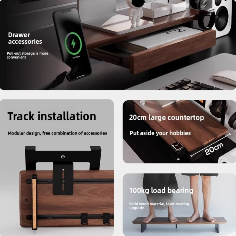 Laptop Accessories Productivity - Z3 Pro Aksesuar Monitörü Metal Saklama