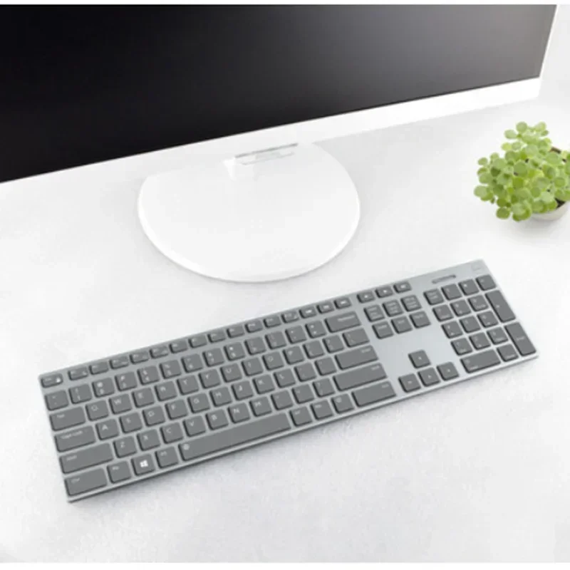Keyboard Cover Silicone - Şeffaf şeffaf silikon klavye koruyucusu DELL