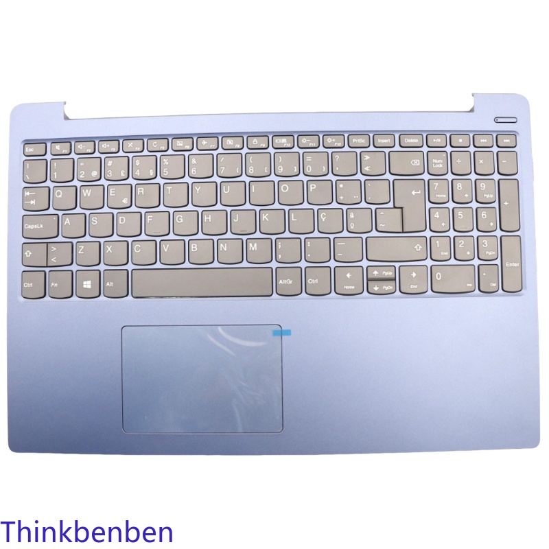 Laptop Accessories Keyboard Cover - PT Portekizce Mavi Klavye Üst Harf