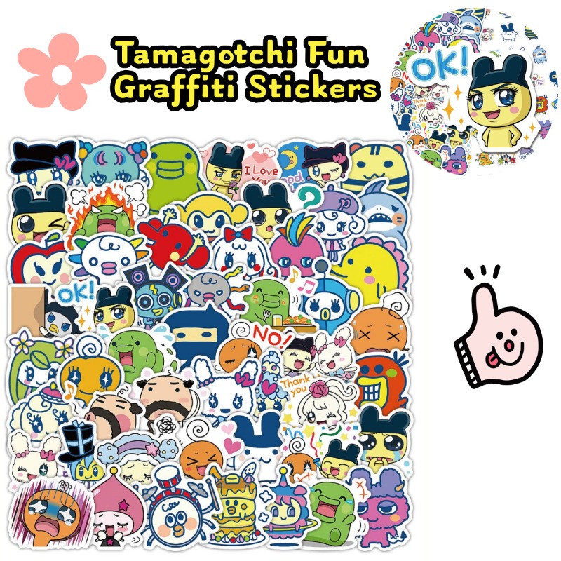 Laptop Accessories Toy - Japon Tamagotchi Çıkartmaları Elektronik Evcil Hayvan