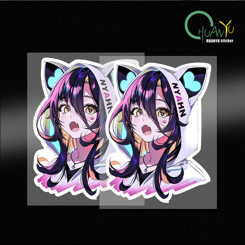 Laptop Accessories Girly - Gelecek Tarzı Sevimli Anime Kız Kafa