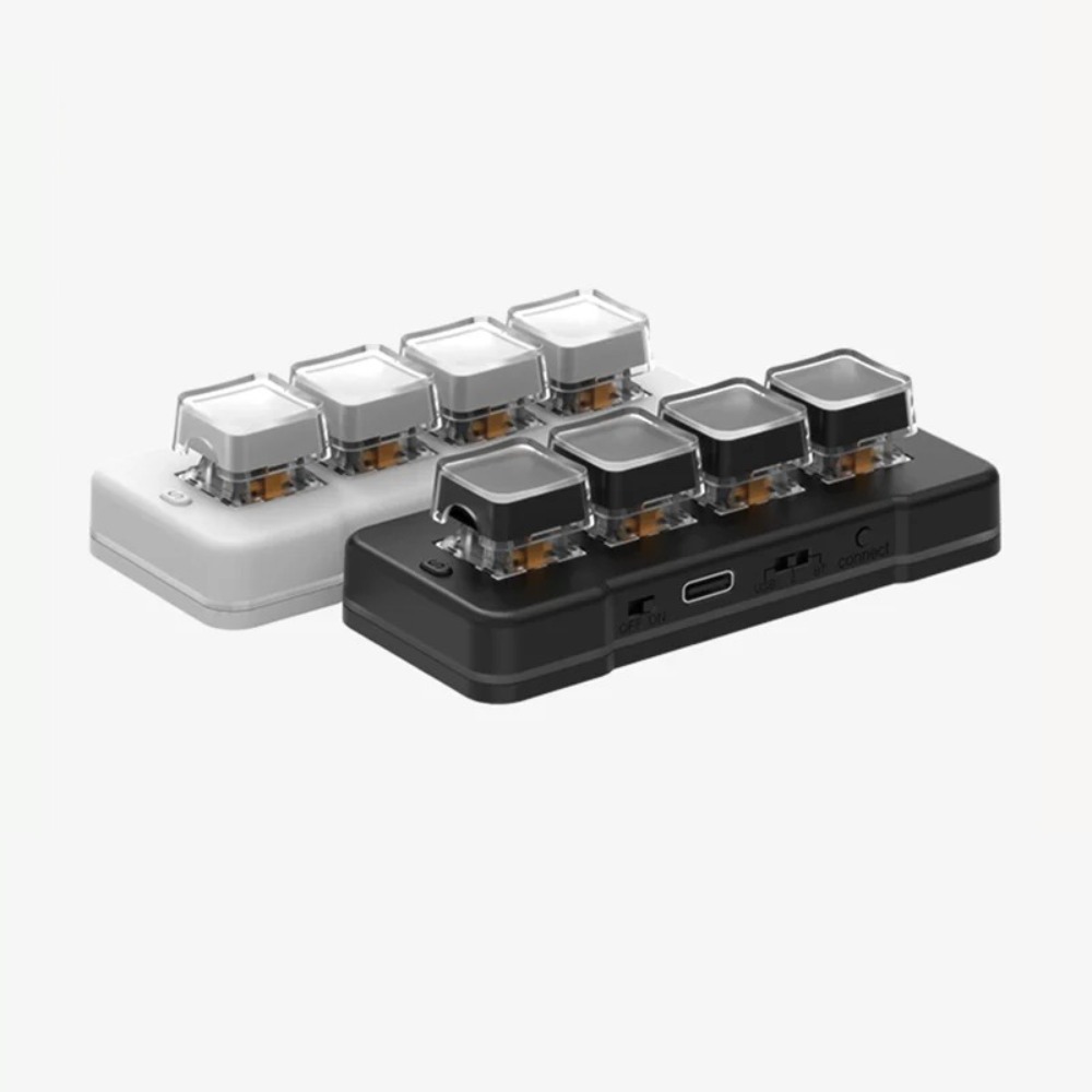 Laptop Accessories Productivity - MK424Pro 4-Key Kablosuz Mini Klavye Özelleştirilmiş