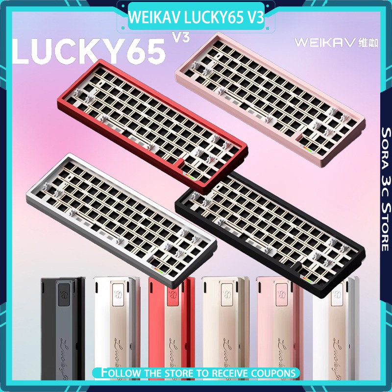 Laptop Accessories Productivity - WEIKAV Lucky65 V3 Alüminyum Alaşımlı Mekanik
