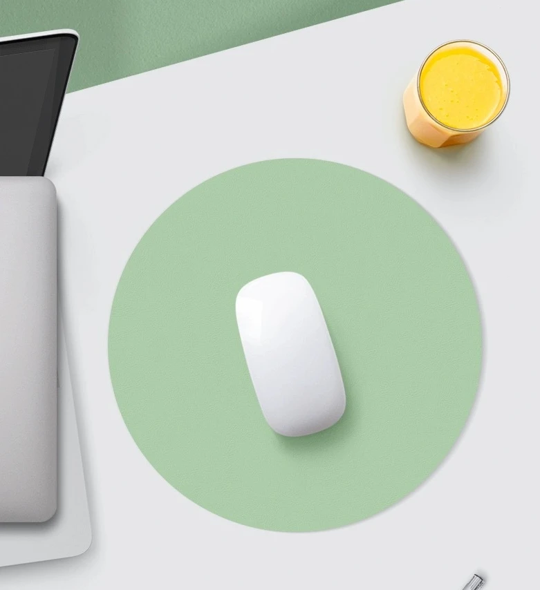 Yeni Sıcak PU Mouse Pad 22 cm  - Laptop Accessories Productivity incelemesi ve fiyatı