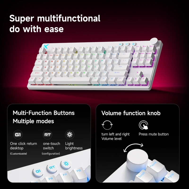 Mchose Mix87 Manyetik Anahtarl - Laptop Accessories Productivity incelemesi ve fiyatı