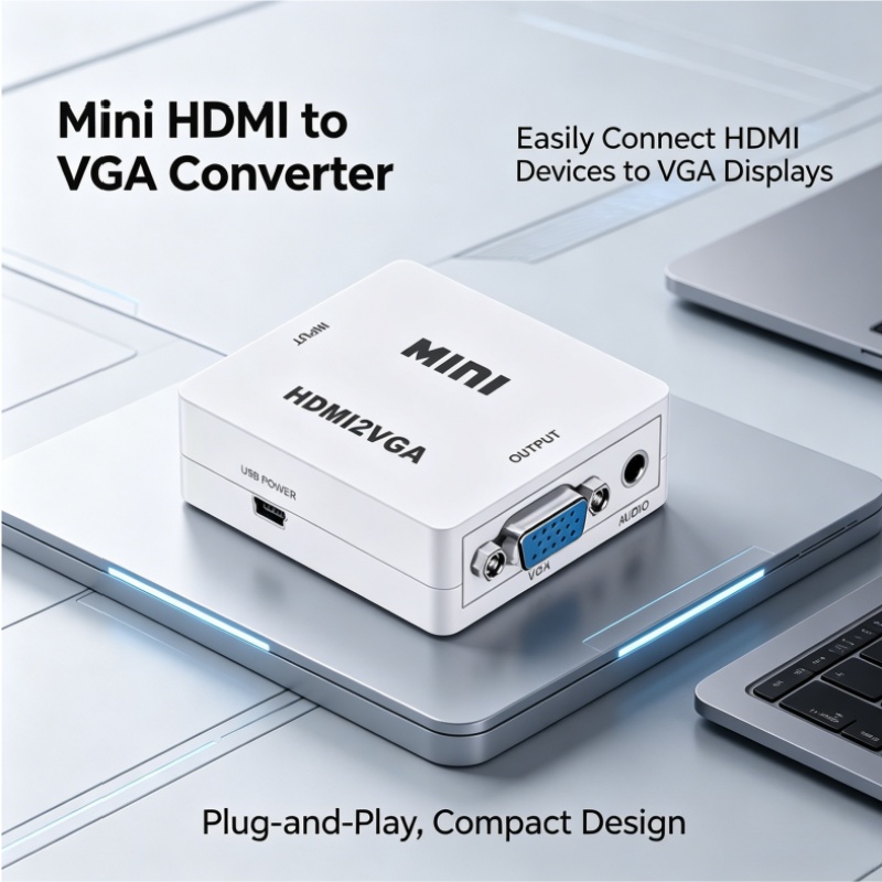 HDMI - VGA Dönüştürücü, Sesli  - Hdmi Vga Adapter incelemesi ve fiyatı