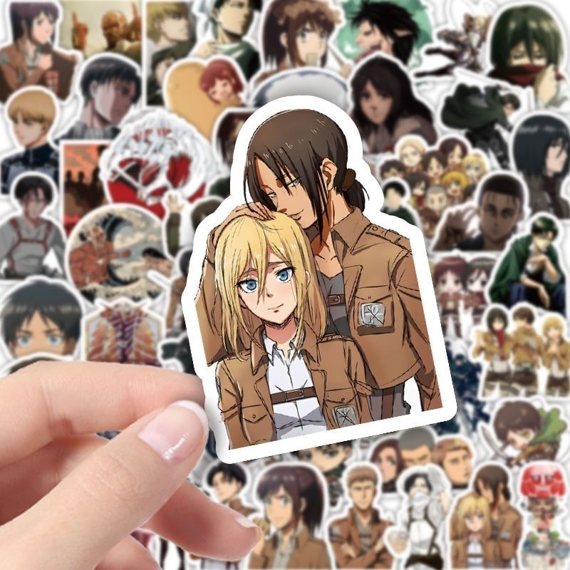 60 adet Titan Anime çıkartmala - Laptop Accessories Toy incelemesi ve fiyatı