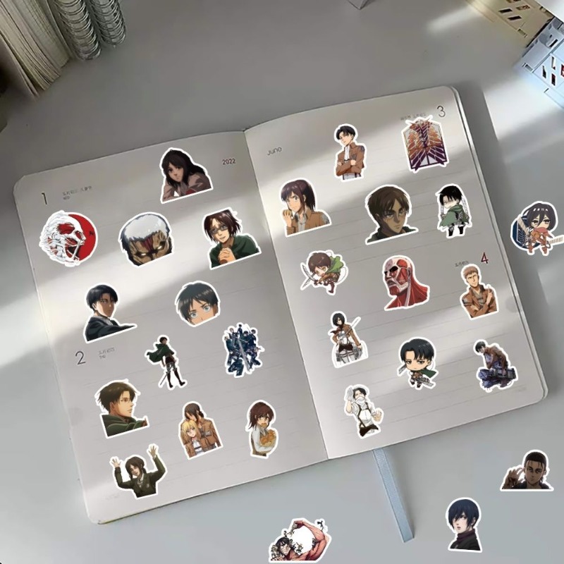 60 adet Titan Anime çıkartmala - Laptop Accessories Toy incelemesi ve fiyatı