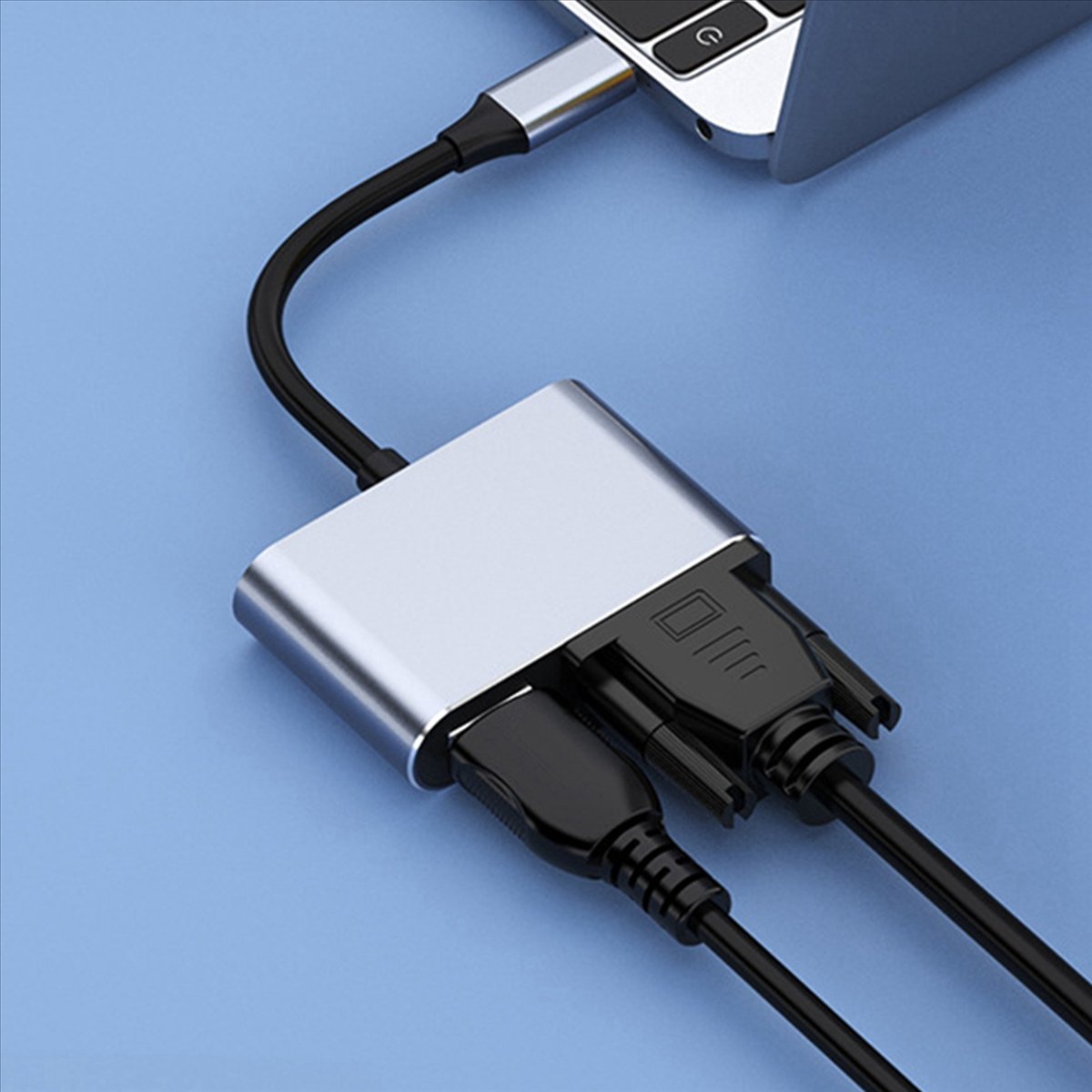 ABDH 2X USB C - HDMI VGA Çoklu - Hdmi Vga Adapter incelemesi ve fiyatı