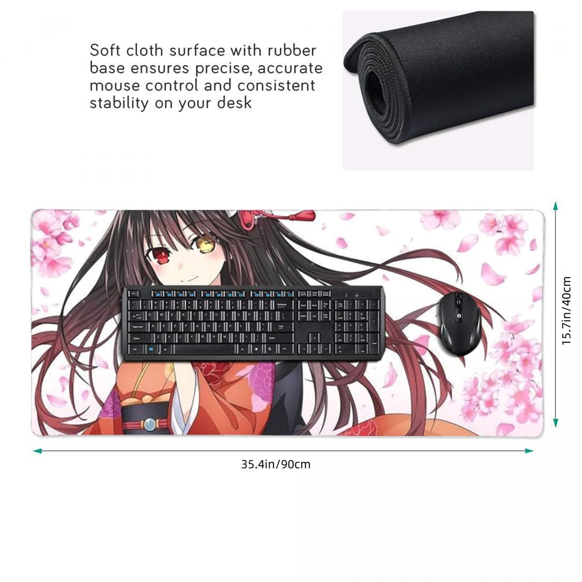 Büyük Mouse Pad Anime Kız Toki - Laptop Accessories For Girls incelemesi ve fiyatı