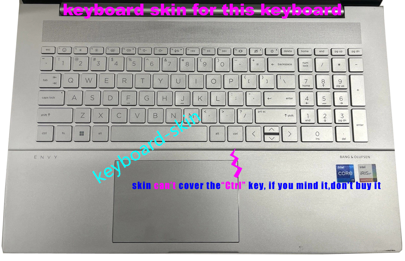 HP ENVY 17-CR*** 17t-CR*** 17t - Keyboard Cover Silicone incelemesi ve fiyatı